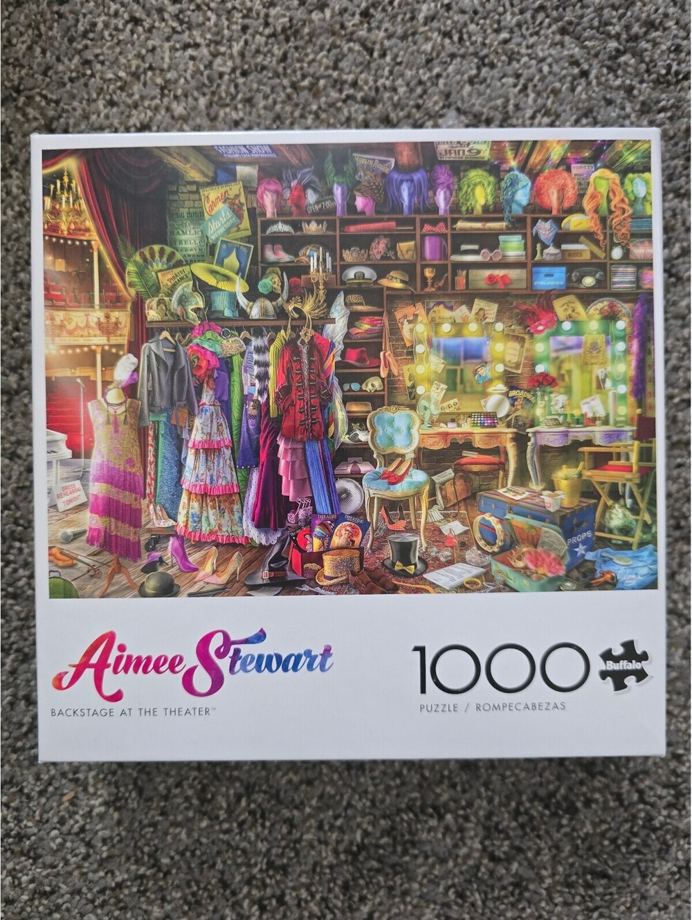 Aimee Stewart Backstage at the Theater 1000 Piece Jigsaw Puzzle